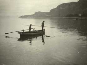 Fischerboot auf Gardasee